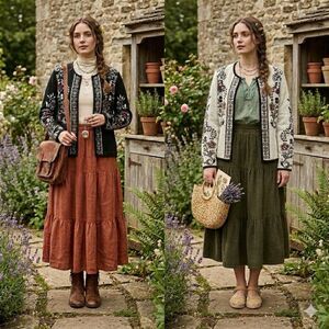 Reversible Embroidered Alpaca Cardigan L Simply Natural Hanna Artisan Peru Indie
